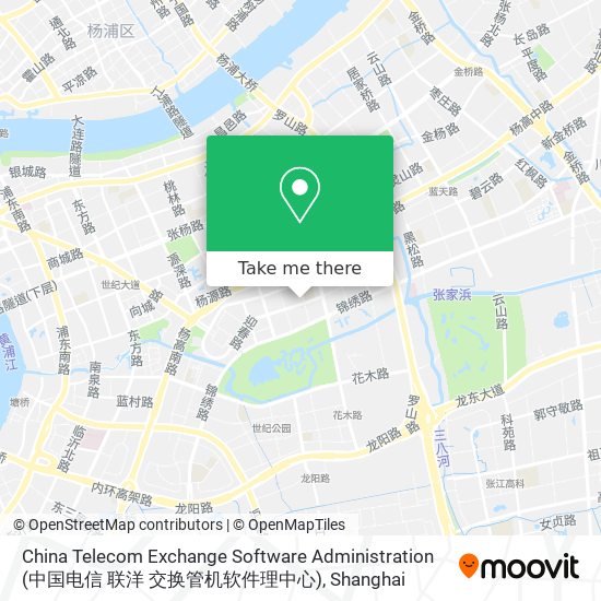 China Telecom Exchange Software Administration (中国电信 联洋 交换管机软件理中心) map