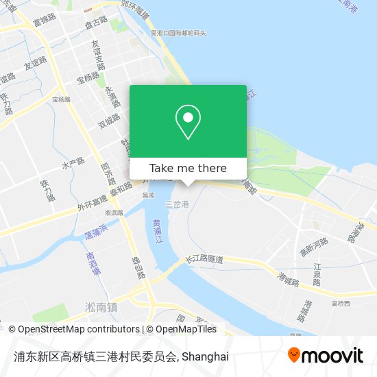 浦东新区高桥镇三港村民委员会 map