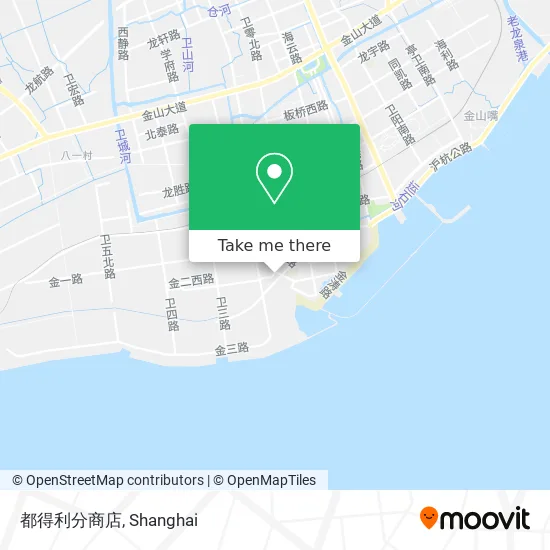 都得利分商店 map