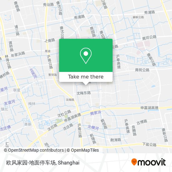 欧风家园-地面停车场 map
