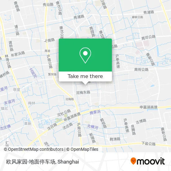 欧风家园-地面停车场 map