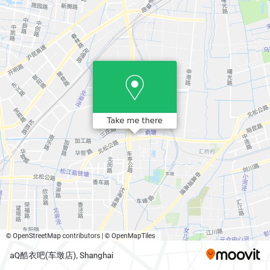 aQ酷衣吧(车墩店) map