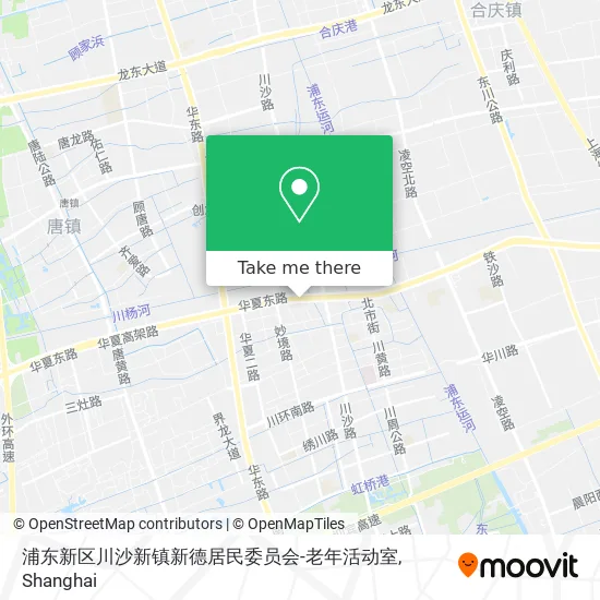 浦东新区川沙新镇新德居民委员会-老年活动室 map