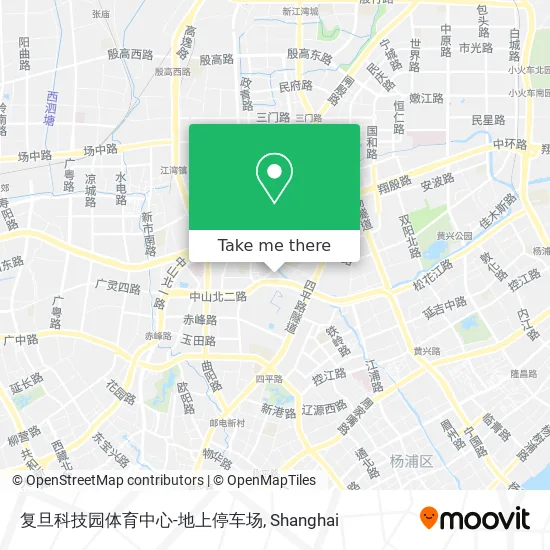 复旦科技园体育中心-地上停车场 map