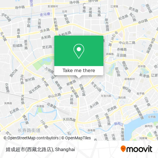婧成超市(西藏北路店) map