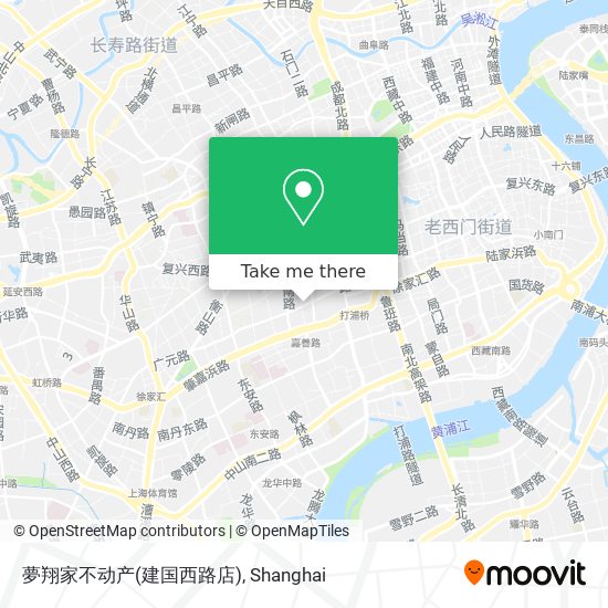 夢翔家不动产(建国西路店) map