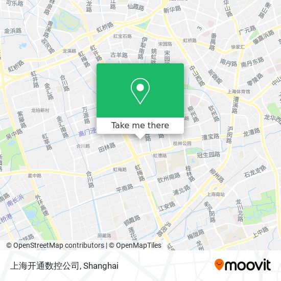 上海开通数控公司 map