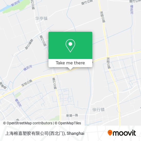 上海榕嘉塑胶有限公司(西北门) map