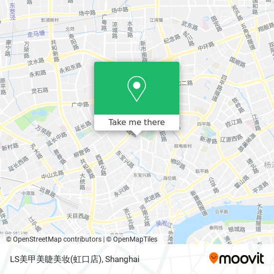 LS美甲美睫美妆(虹口店) map