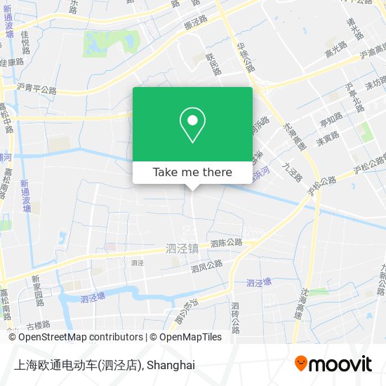 上海欧通电动车(泗泾店) map