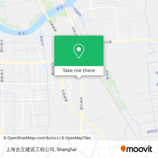 上海合立建设工程公司 map