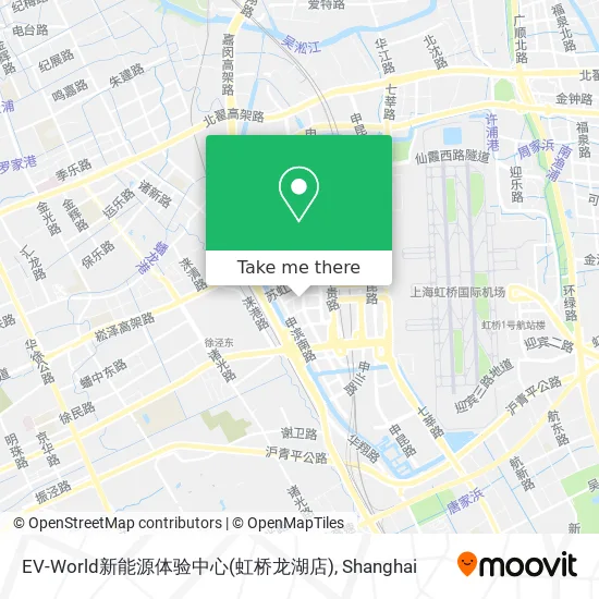 EV-World新能源体验中心(虹桥龙湖店) map
