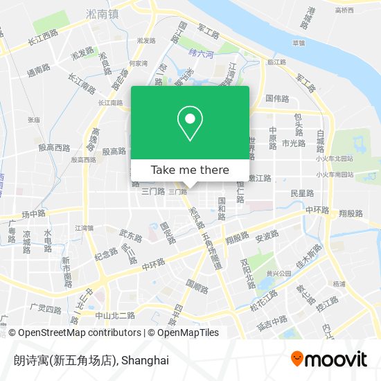 朗诗寓(新五角场店) map