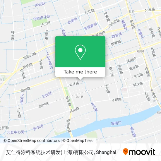 艾仕得涂料系统技术研发(上海)有限公司 map