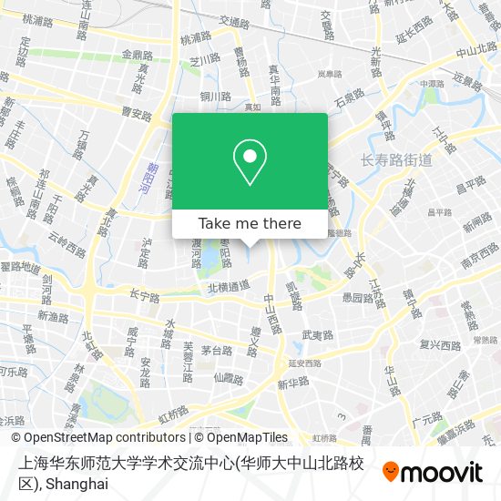 上海华东师范大学学术交流中心(华师大中山北路校区) map