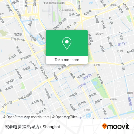 宏碁电脑(星钻城店) map