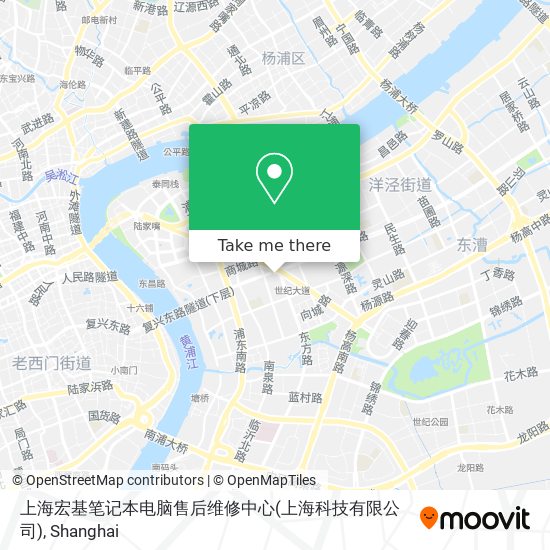 上海宏基笔记本电脑售后维修中心(上海科技有限公司) map