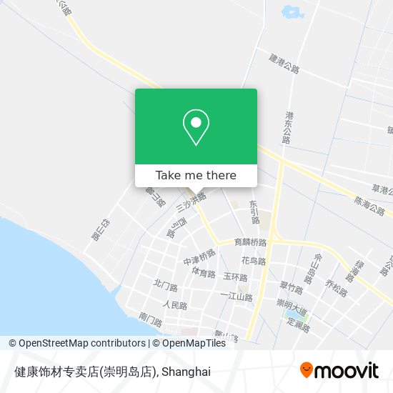 健康饰材专卖店(崇明岛店) map