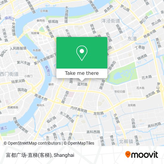 富都广场-直梯(客梯) map