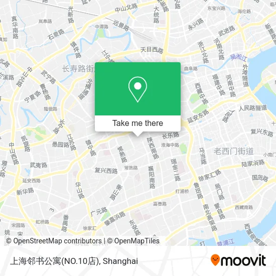上海邻书公寓(NO.10店) map