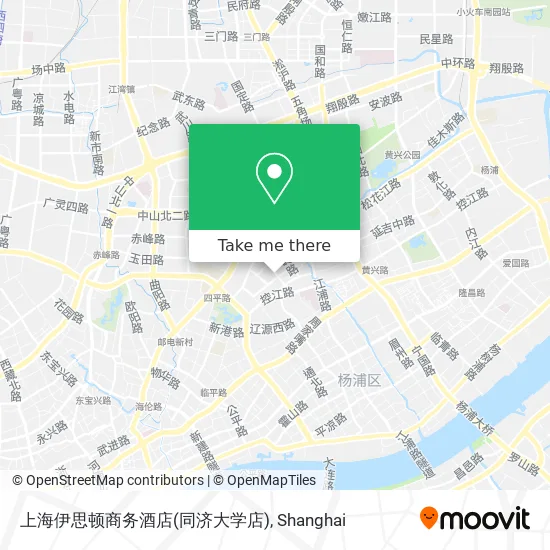 上海伊思顿商务酒店(同济大学店) map