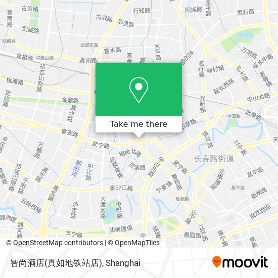 智尚酒店(真如地铁站店) map