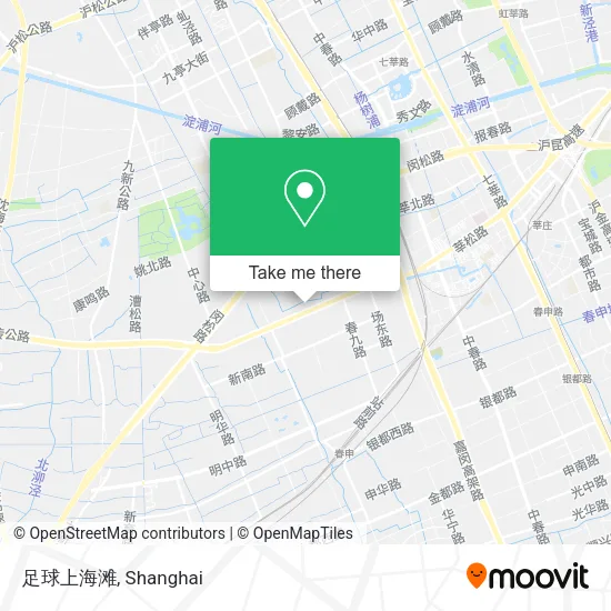 足球上海滩 map