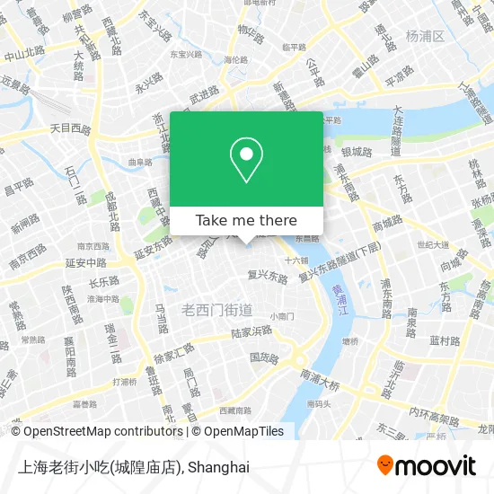 上海老街小吃(城隍庙店) map