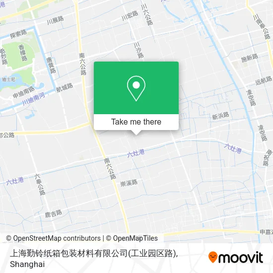 上海勤铃纸箱包装材料有限公司(工业园区路) map