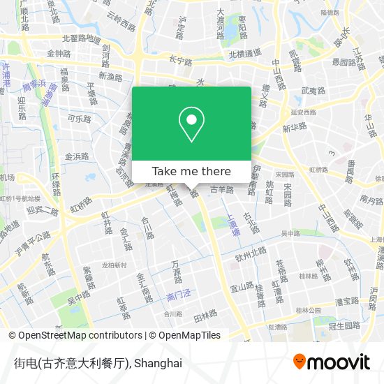街电(古齐意大利餐厅) map