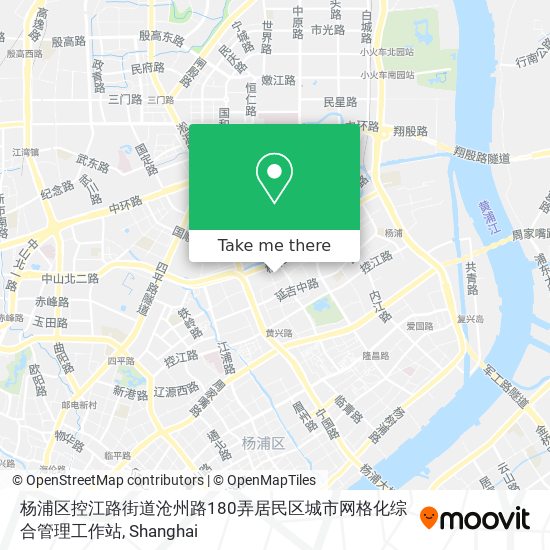杨浦区控江路街道沧州路180弄居民区城市网格化综合管理工作站 map