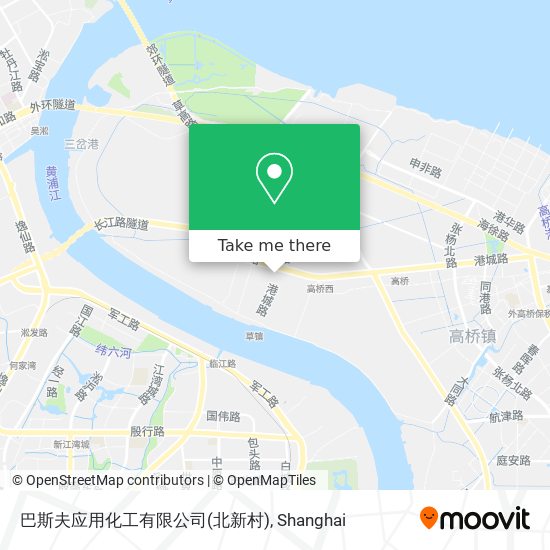 巴斯夫应用化工有限公司(北新村) map