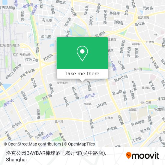 洛克公园BAYBAR棒球酒吧餐厅馆(吴中路店) map