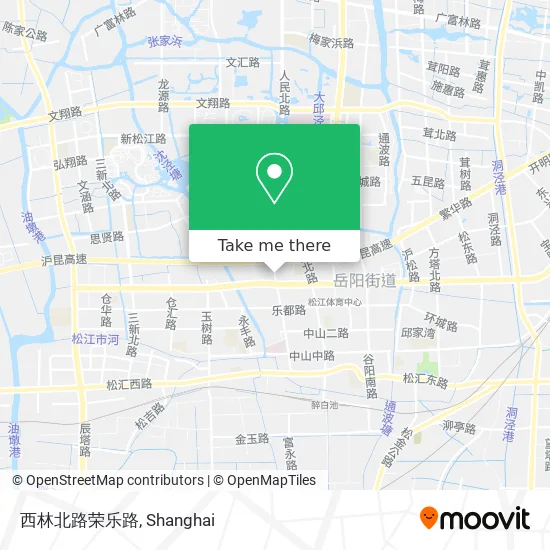 西林北路荣乐路 map
