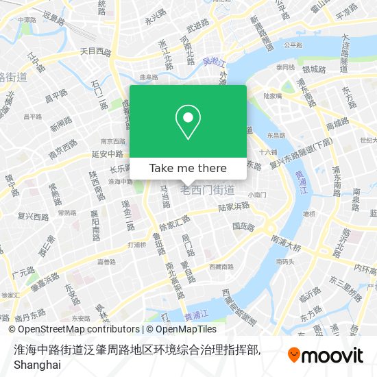 淮海中路街道泛肇周路地区环境综合治理指挥部 map