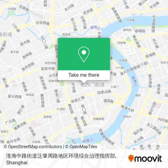 淮海中路街道泛肇周路地区环境综合治理指挥部 map