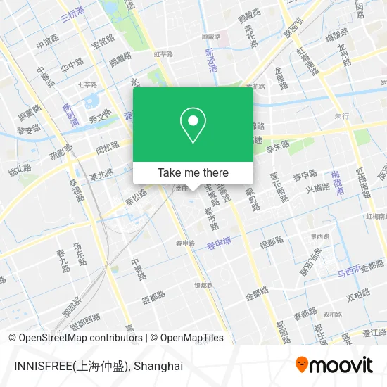 INNISFREE(上海仲盛) map