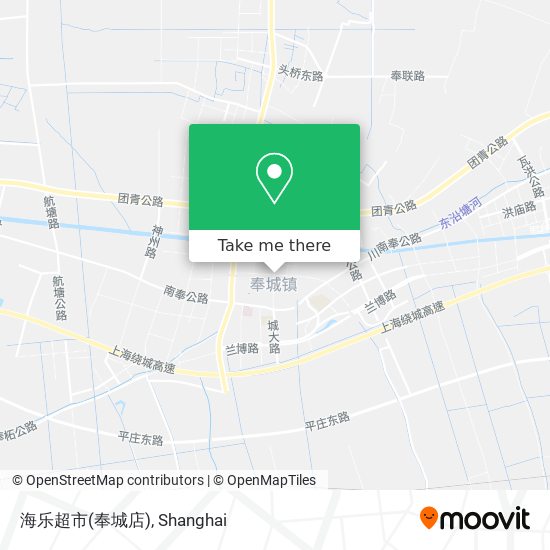 海乐超市(奉城店) map