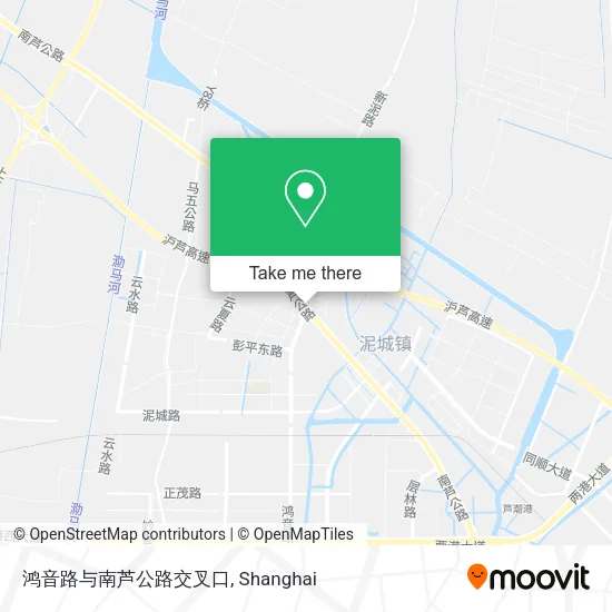 鸿音路与南芦公路交叉口 map