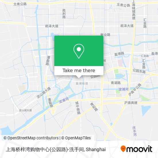 上海桥梓湾购物中心(公园路)-洗手间 map