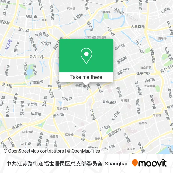 中共江苏路街道福世居民区总支部委员会 map