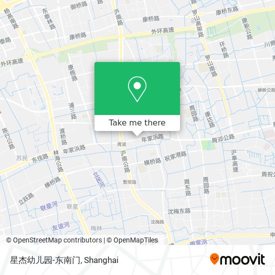 星杰幼儿园-东南门 map