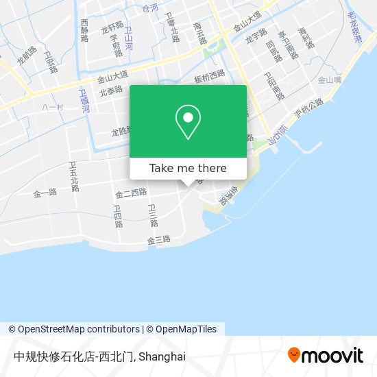 中规快修石化店-西北门 map