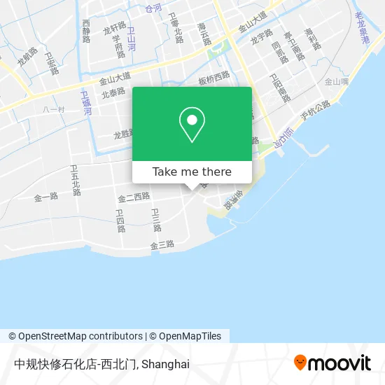 中规快修石化店-西北门 map
