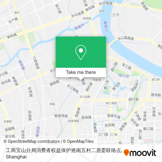 工商宝山分局消费者权益保护淞南五村二居委联络点 map