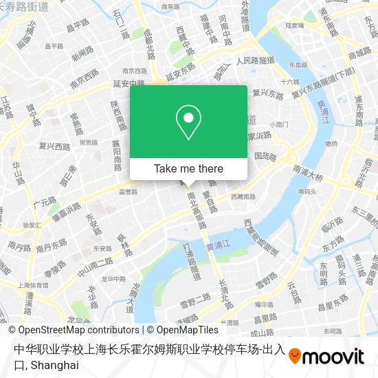 中华职业学校上海长乐霍尔姆斯职业学校停车场-出入口 map