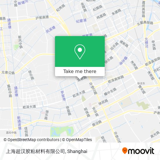 上海超汉胶粘材料有限公司 map