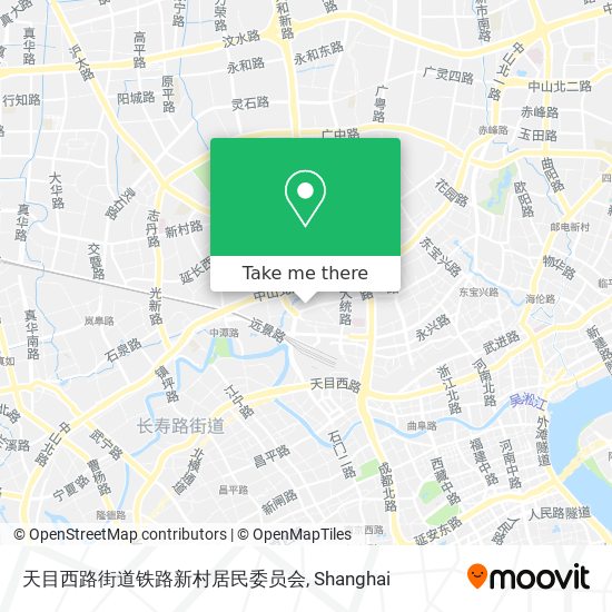 天目西路街道铁路新村居民委员会 map