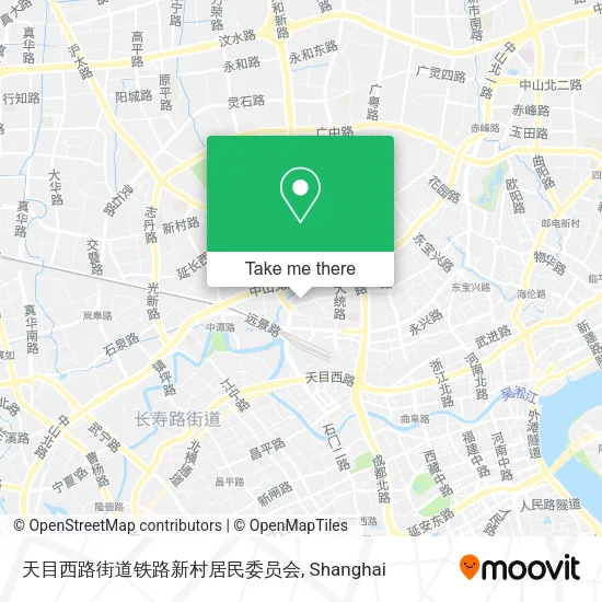 天目西路街道铁路新村居民委员会 map