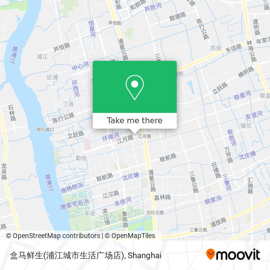 盒马鲜生(浦江城市生活广场店) map